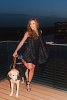 Janina mit Hund